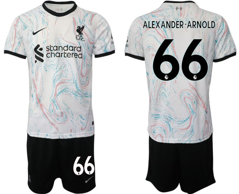 Men 2022-2023 Club Liverpool away white #66 Soccer Jersey